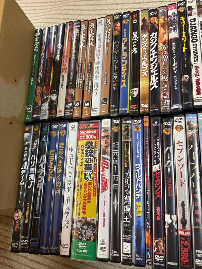 洋画DVDまとめ売り　106枚