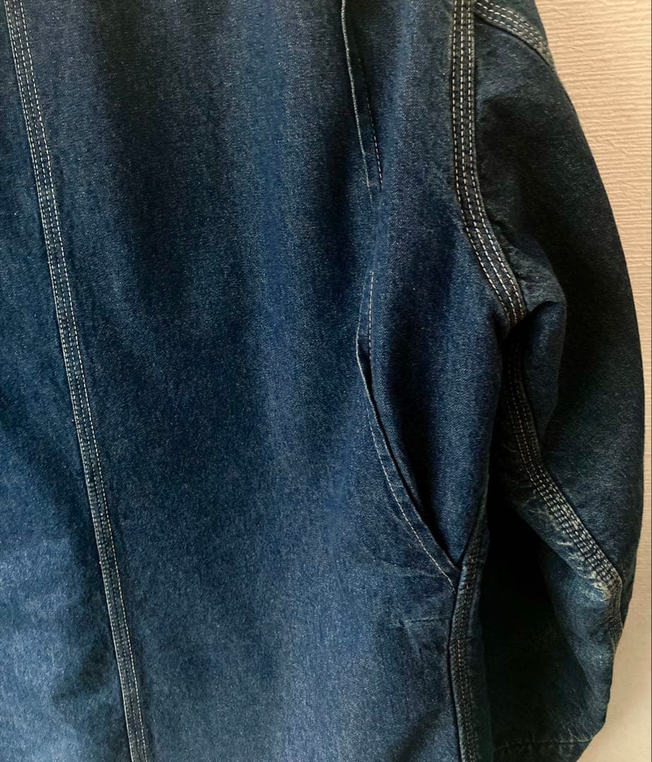 ポ*イ様 希少 星タグ Carhartt ミシガン チョアコート デニムUSA製