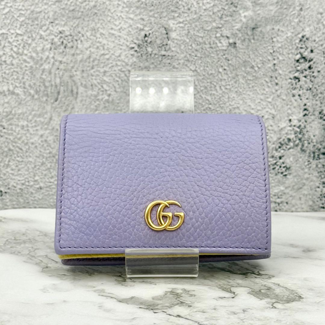 ◆◆ momoさん専用◆◆【美品】GUCCI グッチ マーモント 二つ折り財布