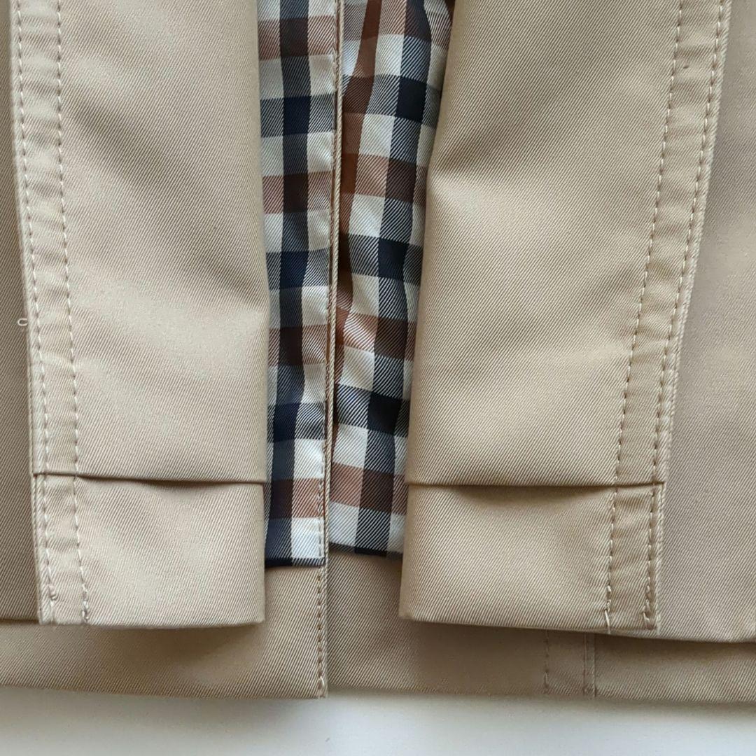 Aquascutum LONDON ベージュ ステンカラーコート 日本製