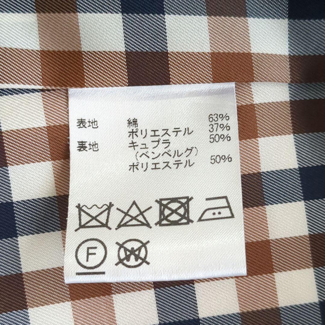 Aquascutum LONDON ベージュ ステンカラーコート 日本製