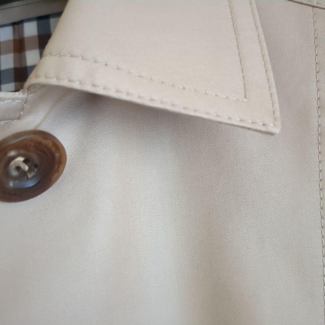 Aquascutum LONDON ベージュ ステンカラーコート 日本製