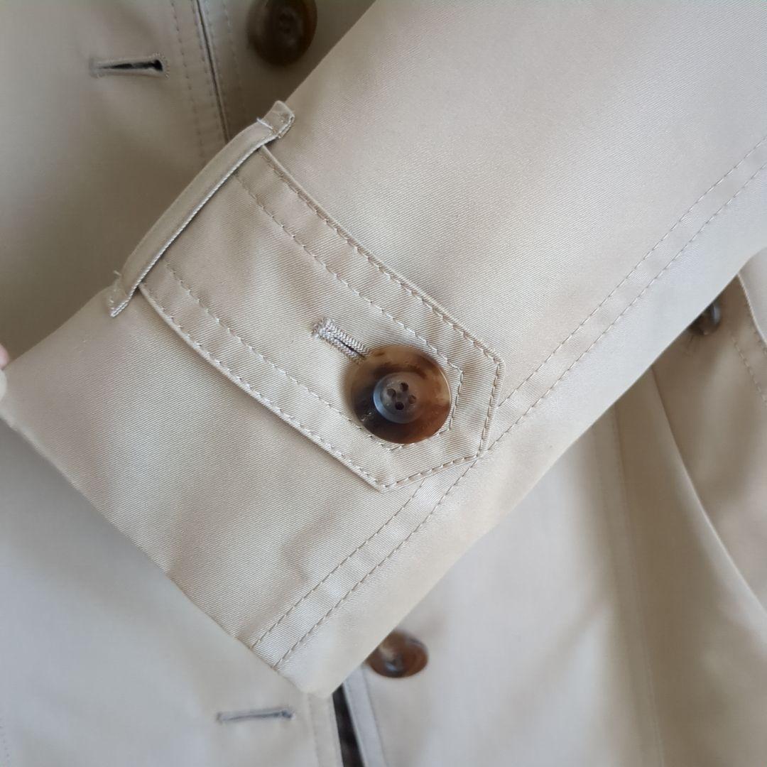 Aquascutum LONDON ベージュ ステンカラーコート 日本製