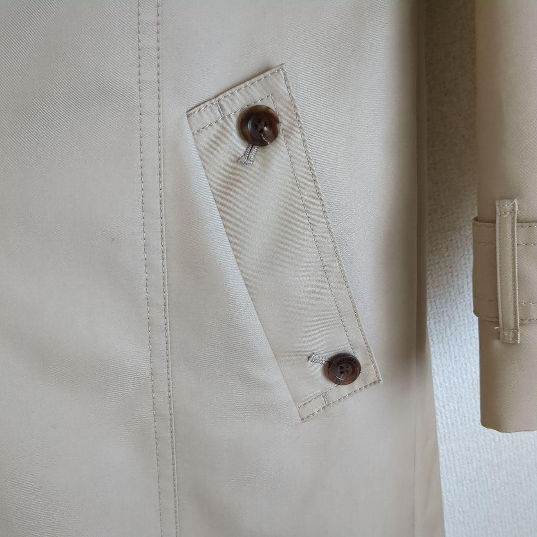 Aquascutum LONDON ベージュ ステンカラーコート 日本製