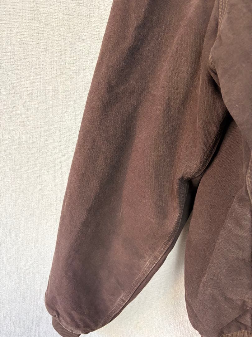 Carhartt カーハート ダック サンタフェ ジャケット 革パッチ 企業ロゴ