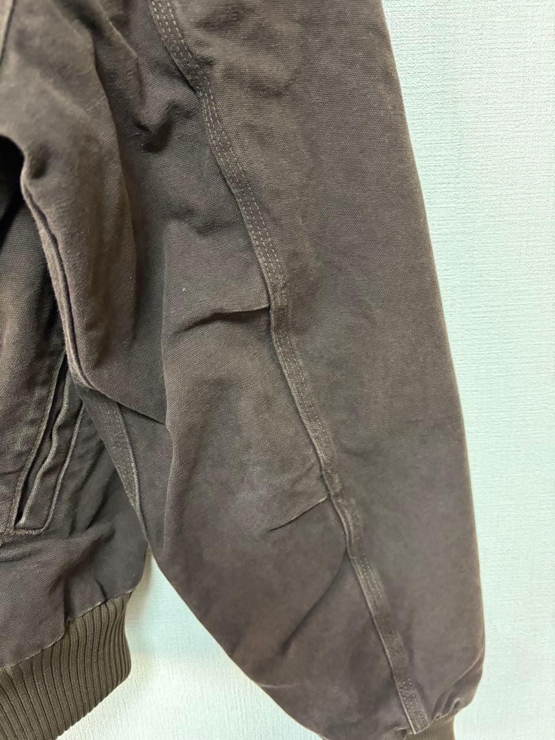 Carhartt カーハート ダック サンタフェ ジャケット 革パッチ 企業ロゴ