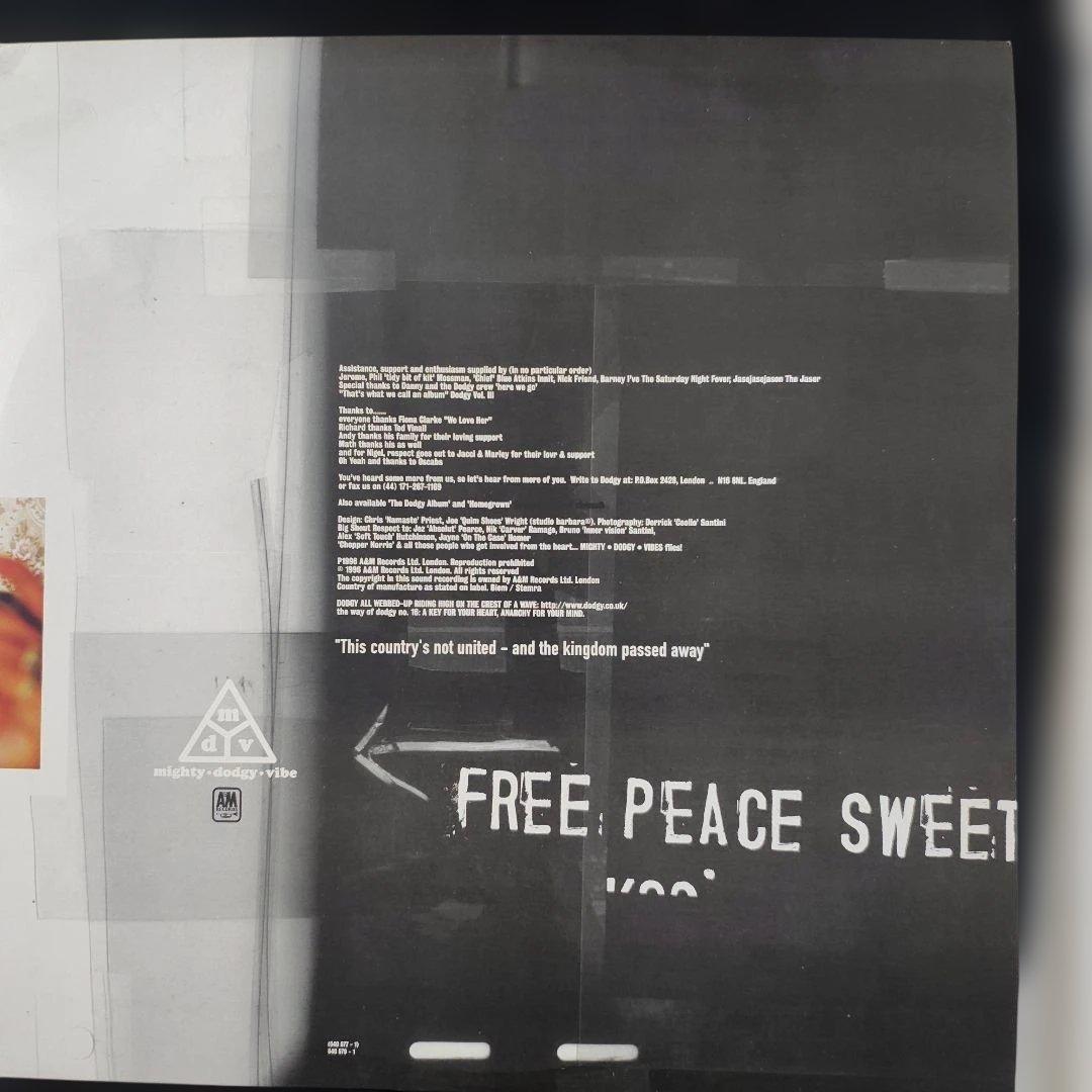 Mighty Dodgy Vibe FREE PEACE SWEET レコード