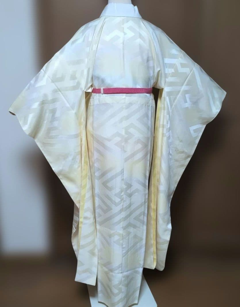 着物♪ 正絹 振袖 長襦袢 ♪ 上質半衿付き トールサイズ 良品