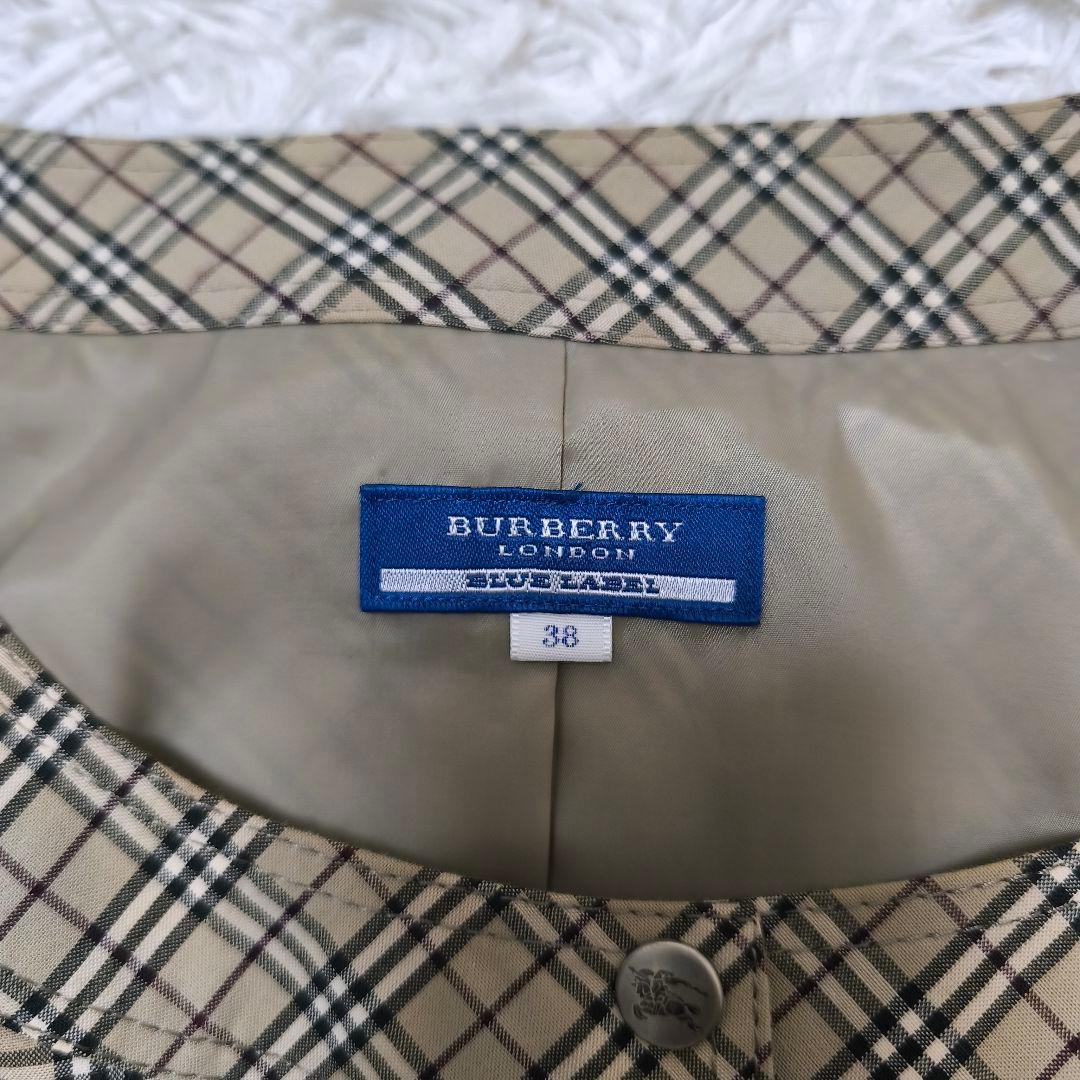 BURBERRY バーバリーノバチェックホースロゴ 2wayベルテッドワンピース