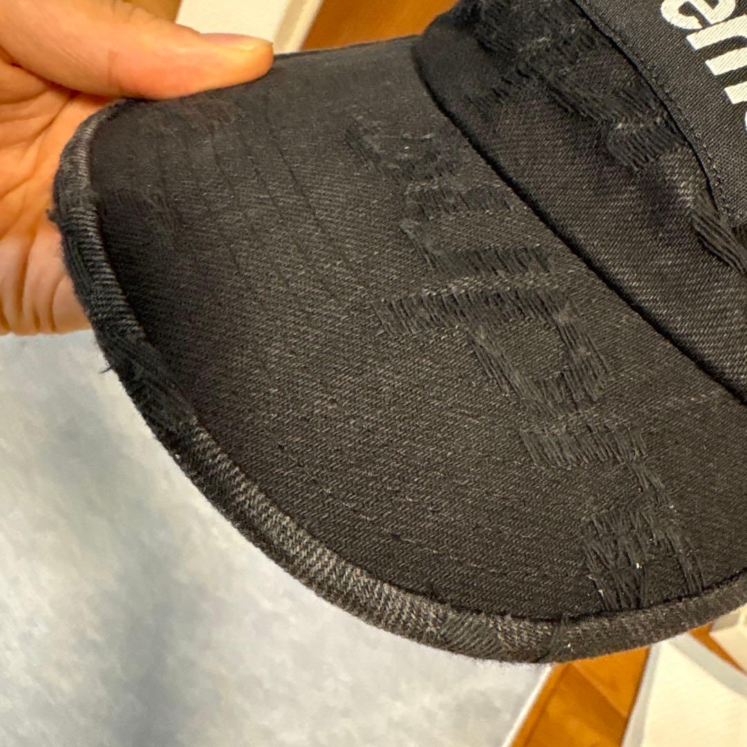 帽子 Supreme Frayed Logos Denim Camp Cap