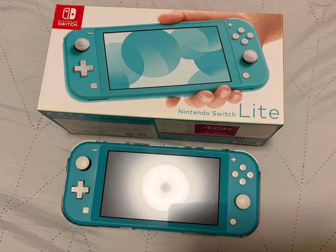 「箱充電器あり」Nintendo Switch Lite ターコイズ 本体