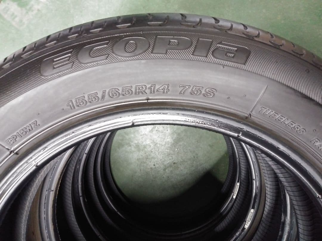 155/65R14　ブリヂストン ECOPIA　夏タイヤ　4本