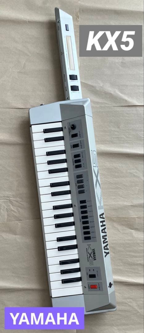 【ヤマハ】リモートショルダーキーボード KX5 シルバー［ジャンク品］