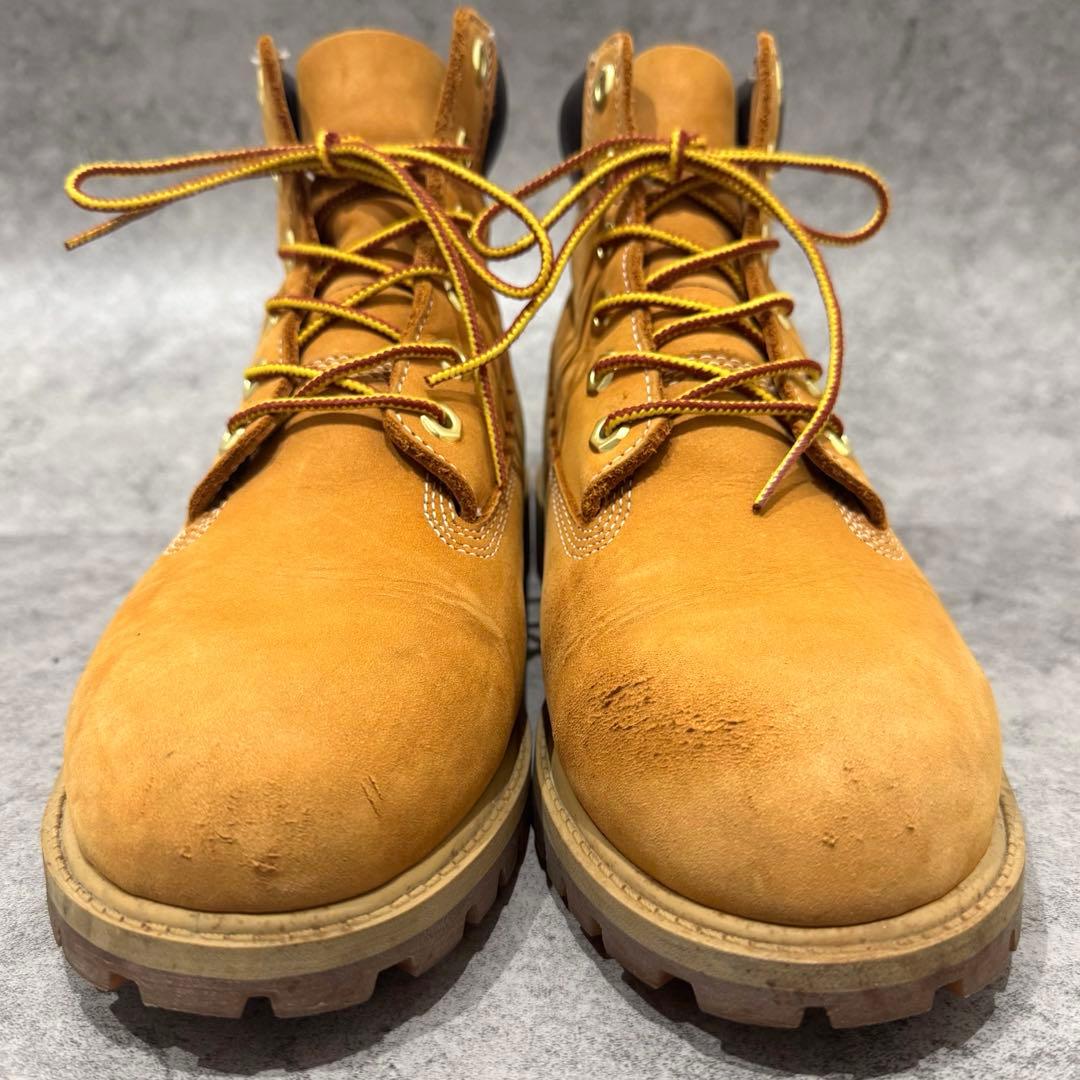 【大人気】Timberland 24 6インチプレミアム　イエローブーツ　レザー