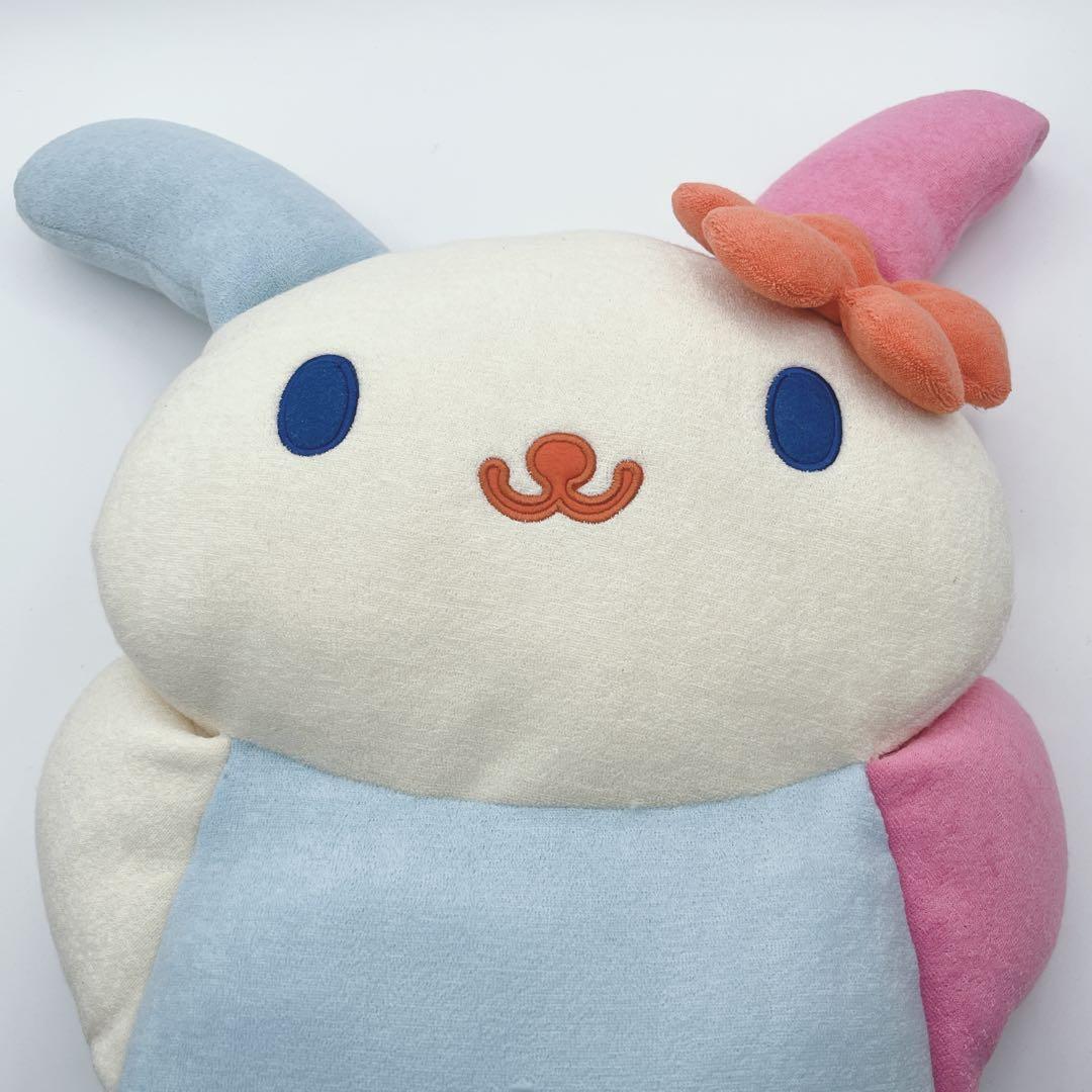 も*読様 2003年製 全長約90cm ウサハナ ロングクッション ぬいぐるみ
