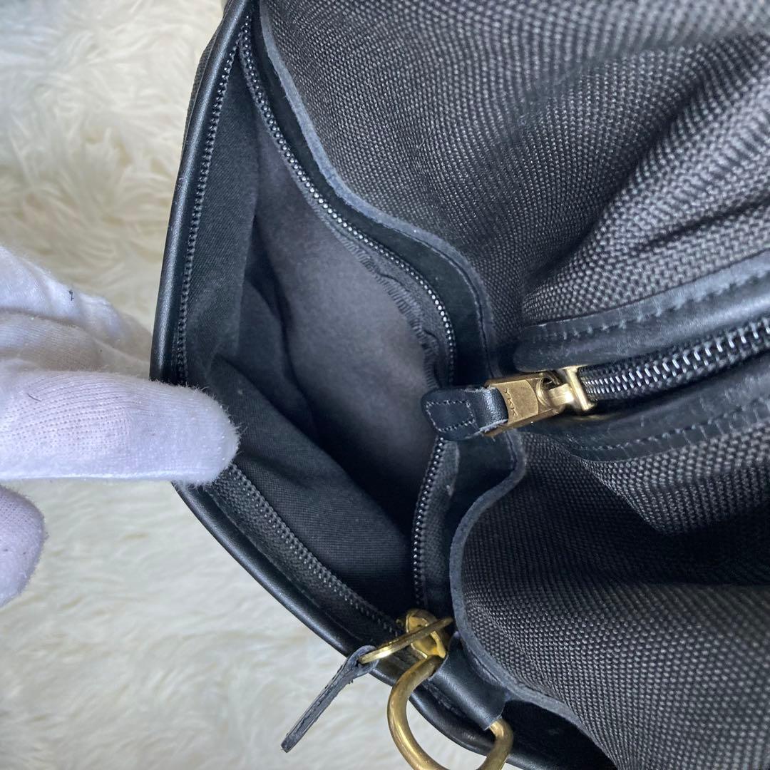 極美品 vintage coach old archive 特大 ボストン 黒