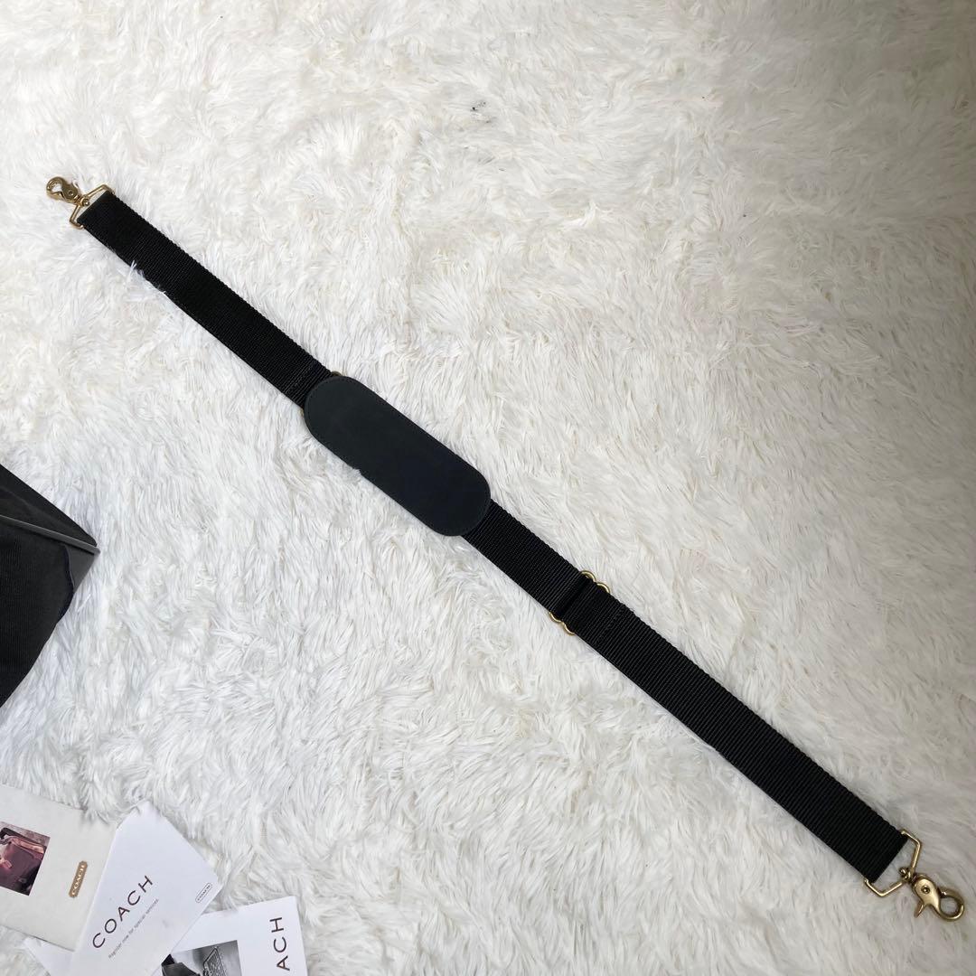 極美品 vintage coach old archive 特大 ボストン 黒