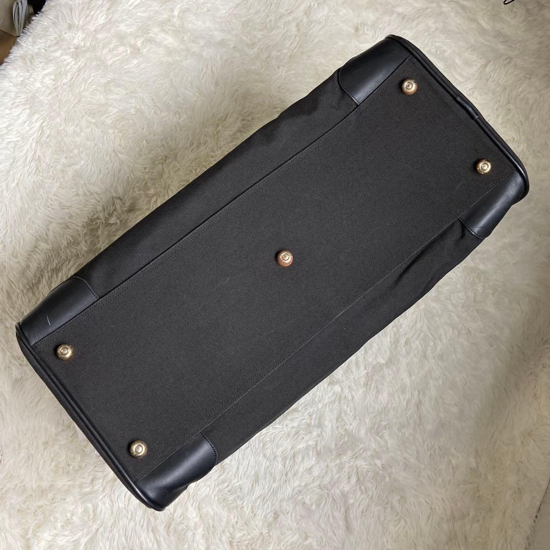 極美品 vintage coach old archive 特大 ボストン 黒