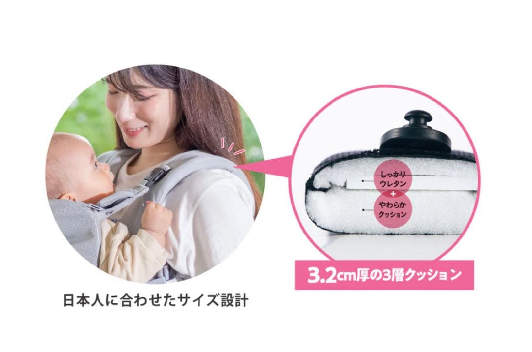 アンジェレッテクアトロエアー3.2 抱っこ紐