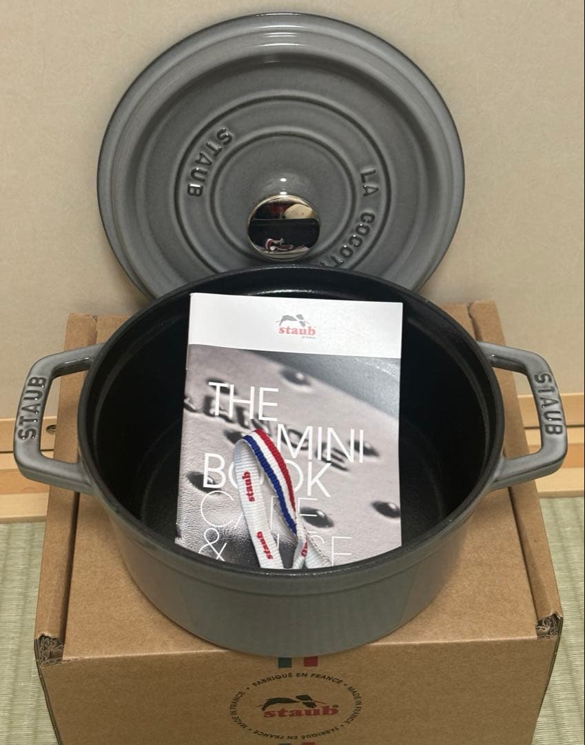 STAUB ストウブ ピコ・ココット ラウンド 18cm グレー