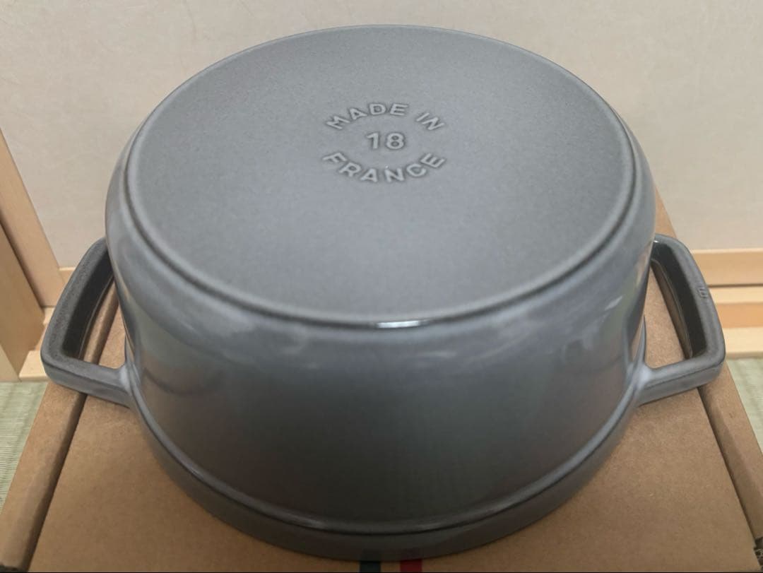 STAUB ストウブ ピコ・ココット ラウンド 18cm グレー