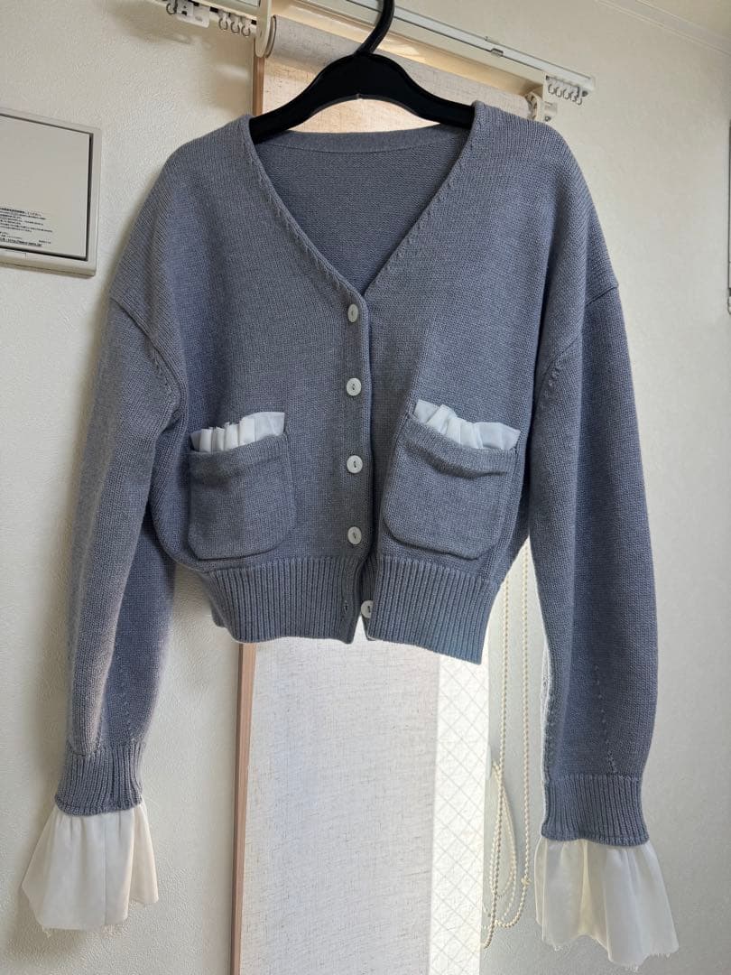 ジプソフィアSyusyu Cardigan シュシュカーディガ　グレー