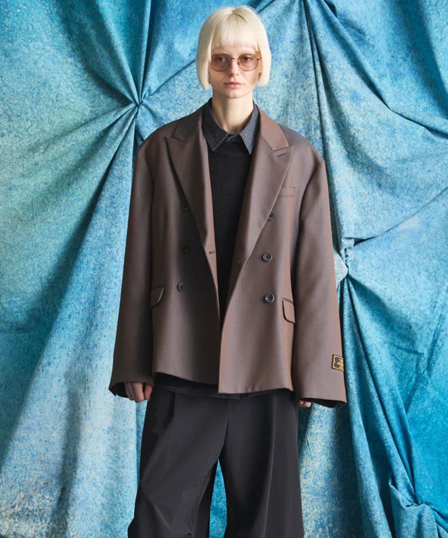 メゾンスペシャル　Chambray Double Breasted Jacket