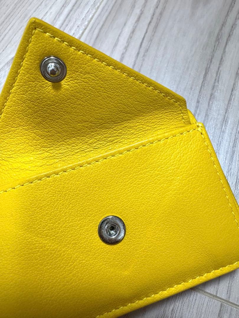 BALENCIAGA イエロー 三つ折り財布⭐︎美品