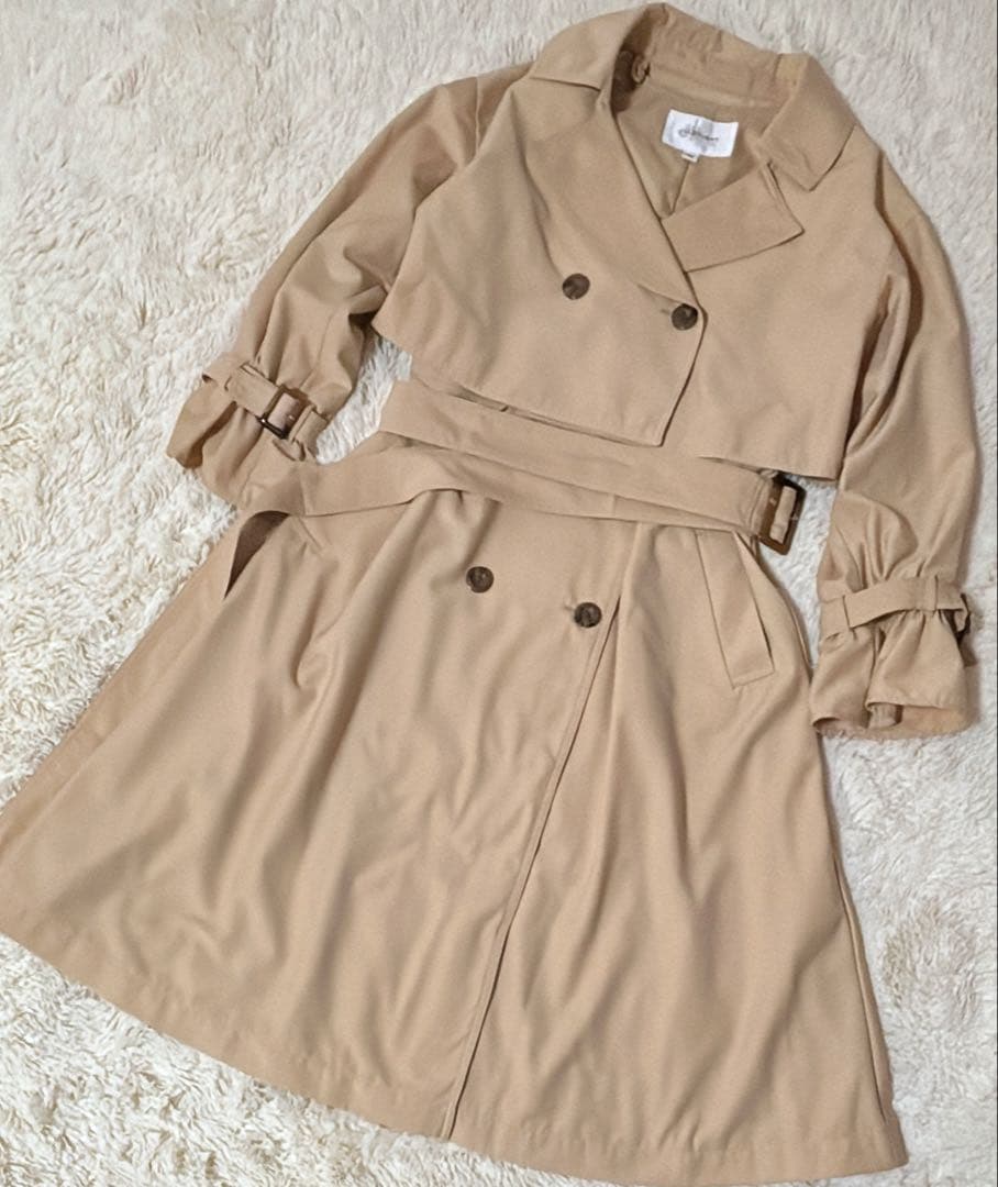JILL STUART トレンチ　ワンピース　ジルスチュアート ベージュ