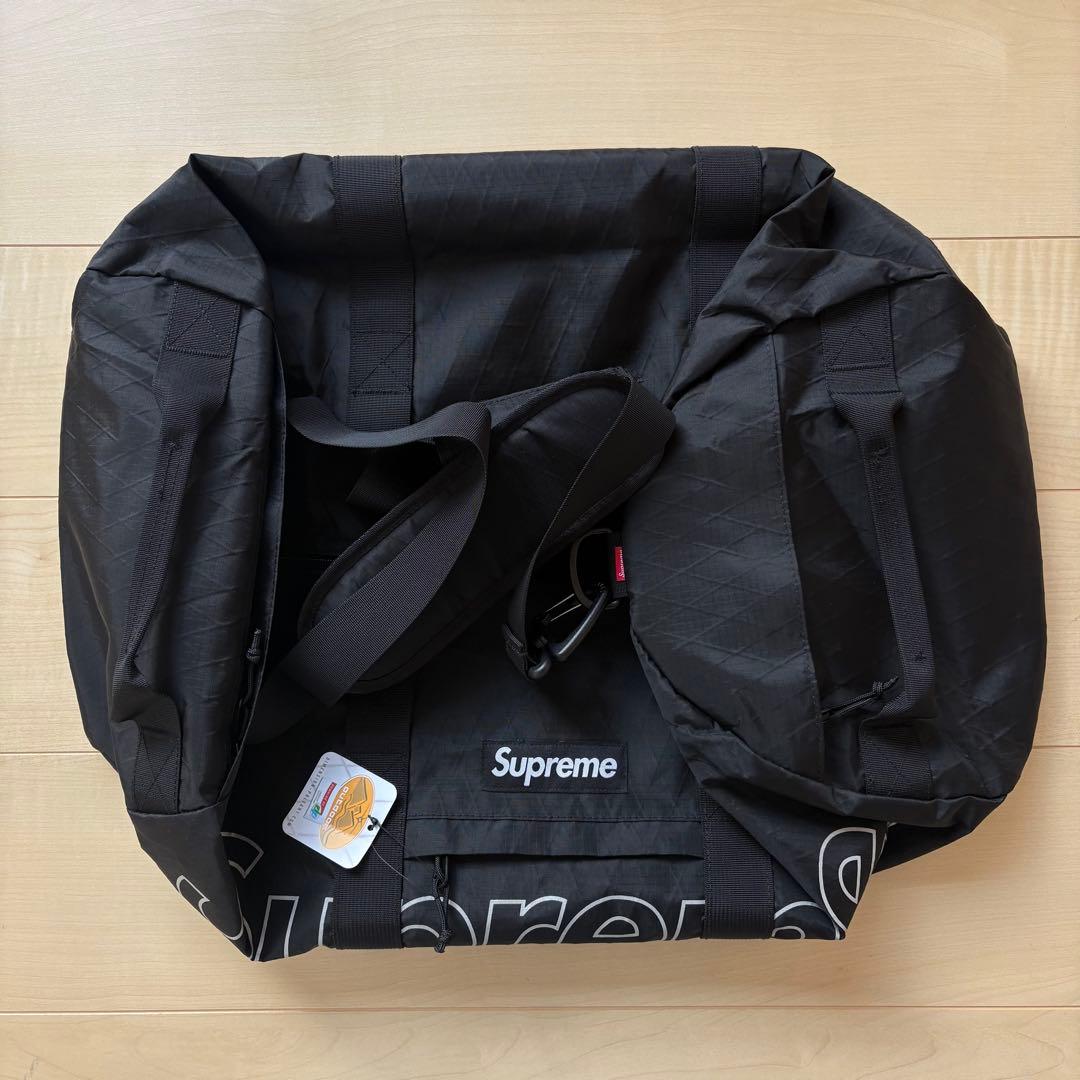 新品 Supreme 18FW Duffle Bag ダッフル 黒 BLACK