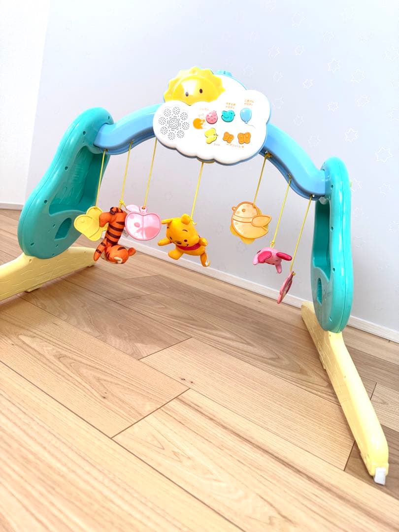 【動作確認済】くまのプーさん 6WAY ジムにへんしんメリー プーメリー