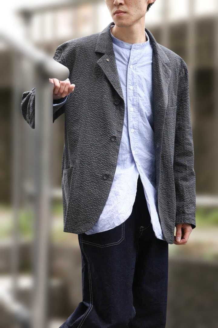 AUBERGE AUGUSTE サイズ38 シアサッカージャケット 23SS