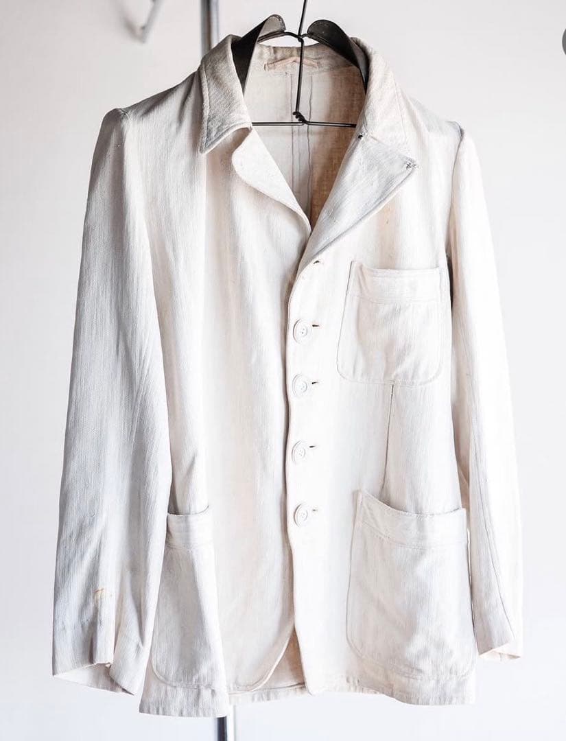ジャケット・アウター ~30'sGermanArmy DrillichHBT LinenJacket
