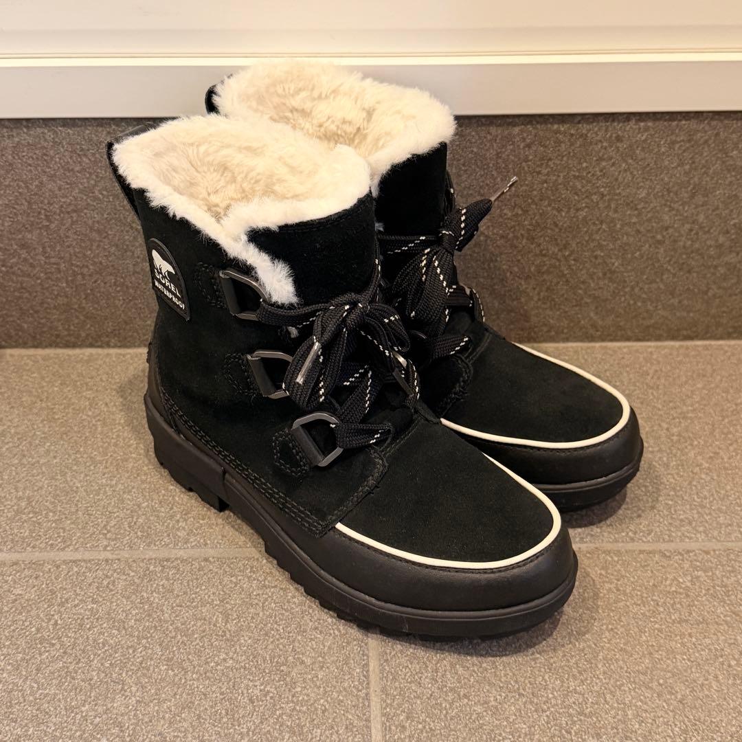 【極美品】SOREL ソレル TIVOLI IV WP ティボリ黒　24.5