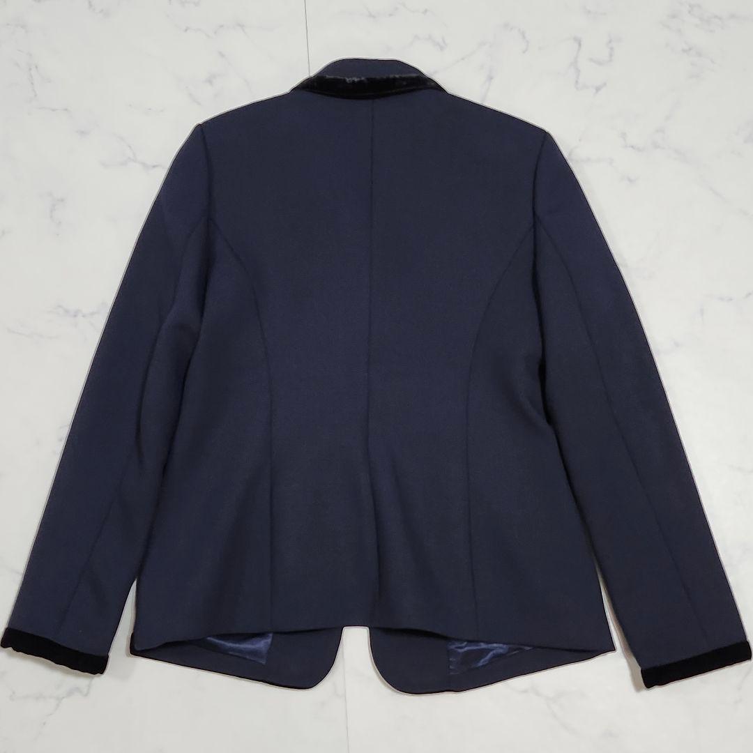 サンドロ　Veste Marine Blazer　テーラードジャケット　ベロア