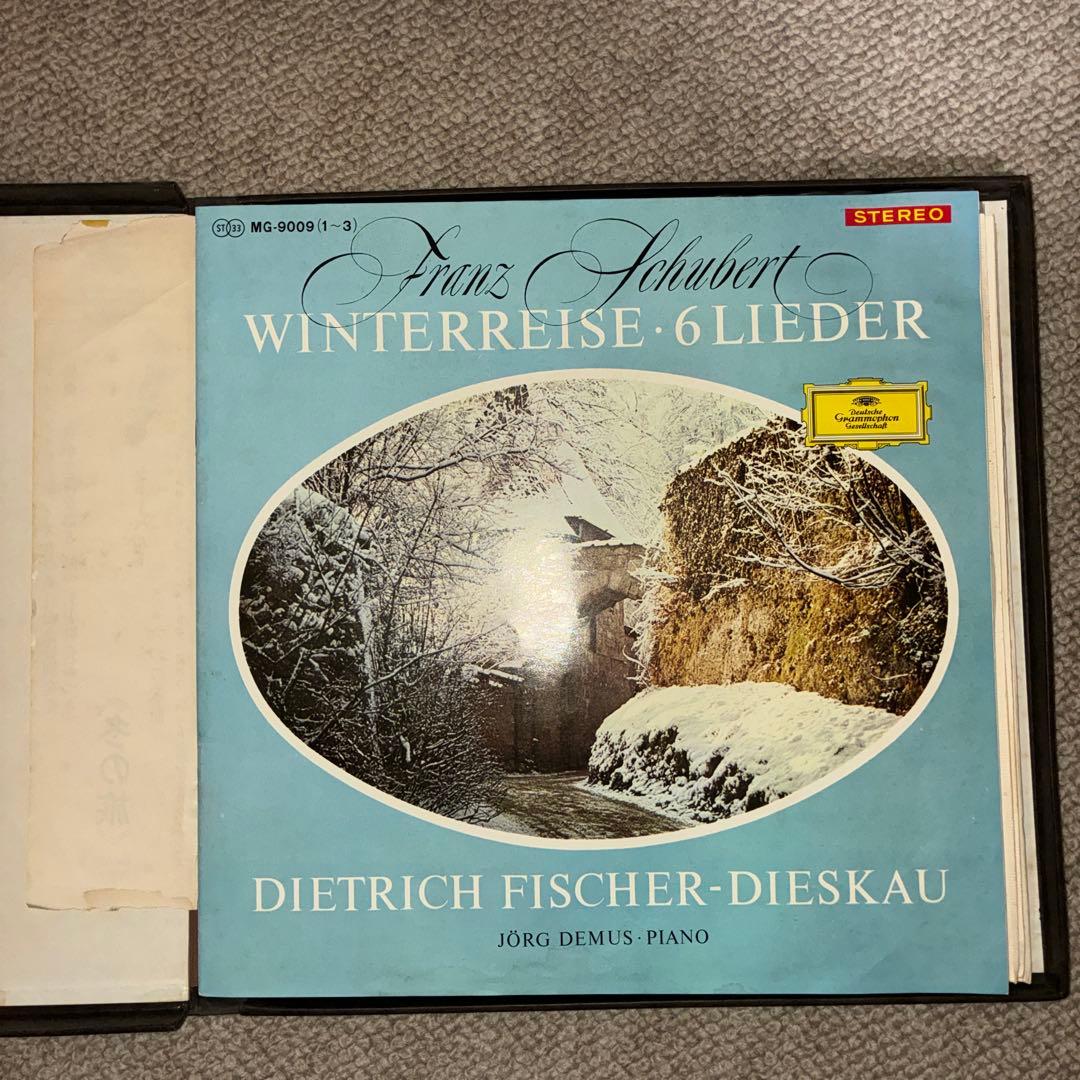 DIETRICH FISCHER-DIESKAU 冬の旅 3枚組