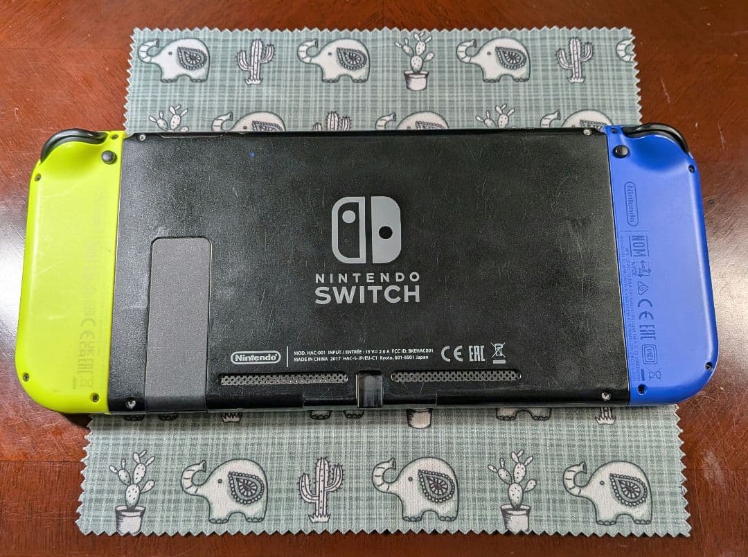 Nintendo Switch ブルー/ネオンイエロー 本体 ドック付き