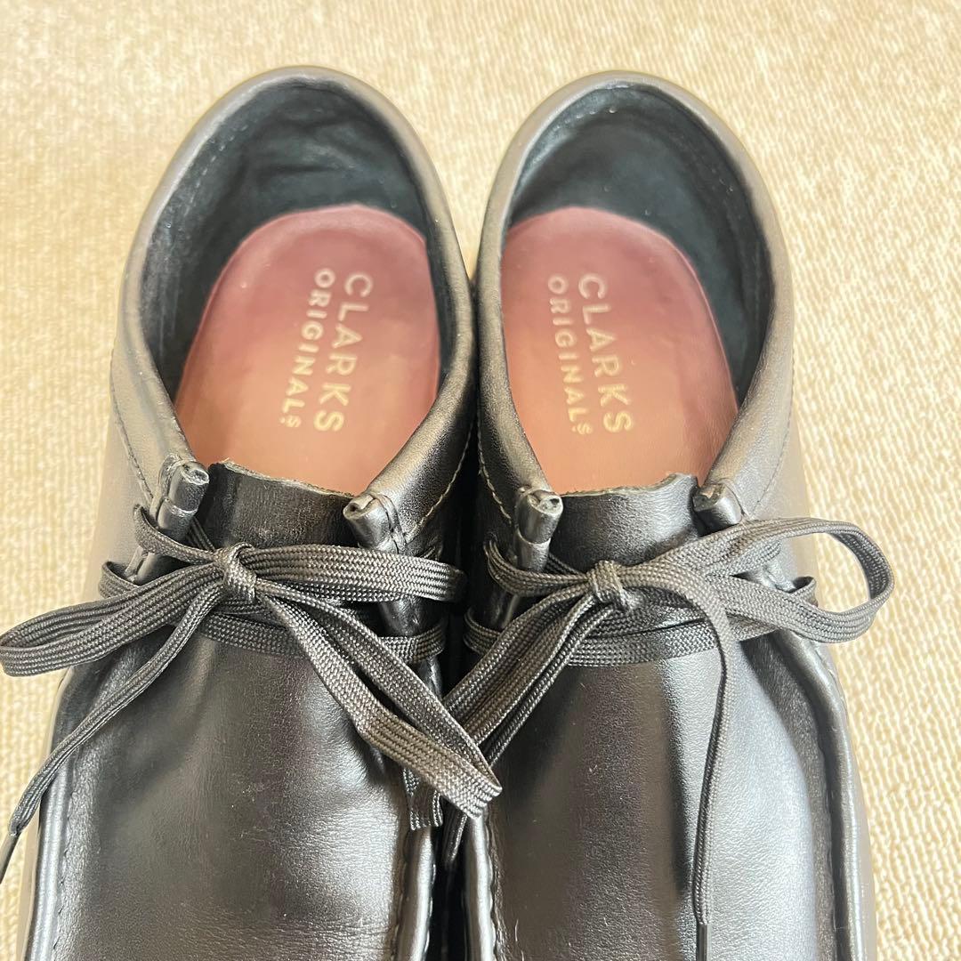 美品✨クラークス Clarks ワラビー ブラック レザー モカシン 27.0㎝