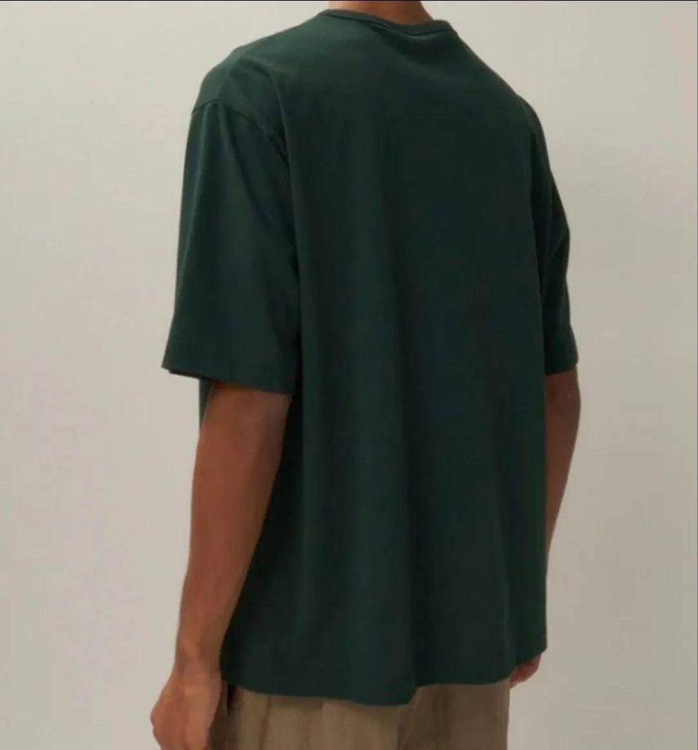 新品 ATON エイトン ドライコットン Tシャツ 黒 02 S