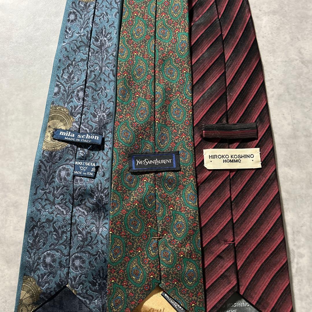 【NA】セットアップ × yves saint laurent ネクタイ