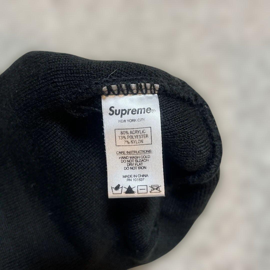 帽子 supreme Reflective Big Logo Beanie