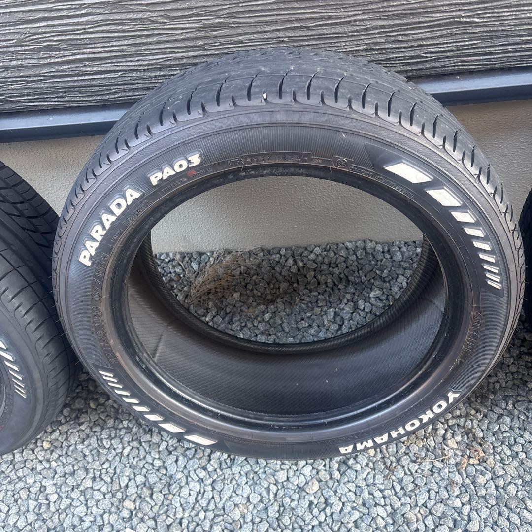 ヨコハマ パラダ PA03 225/50R18 200系 ハイエース NV350