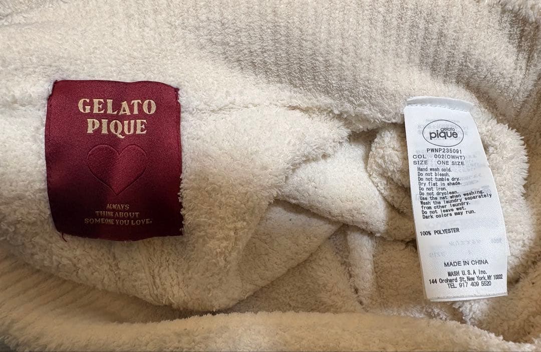 GELATO PIQUE テディベアルームウェア セットアップ