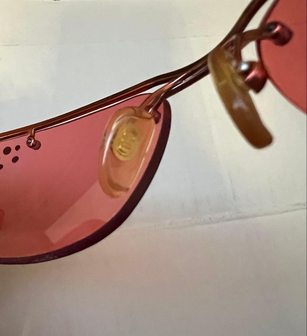 美品　Christian Dior　DIOR FLASH　サングラス　オレンジ