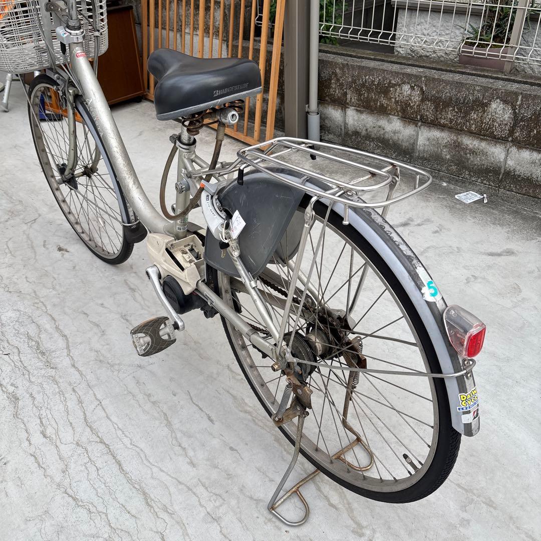 ブリジストン自転車 シルバー ジャンク 取りに来てくれる方限定