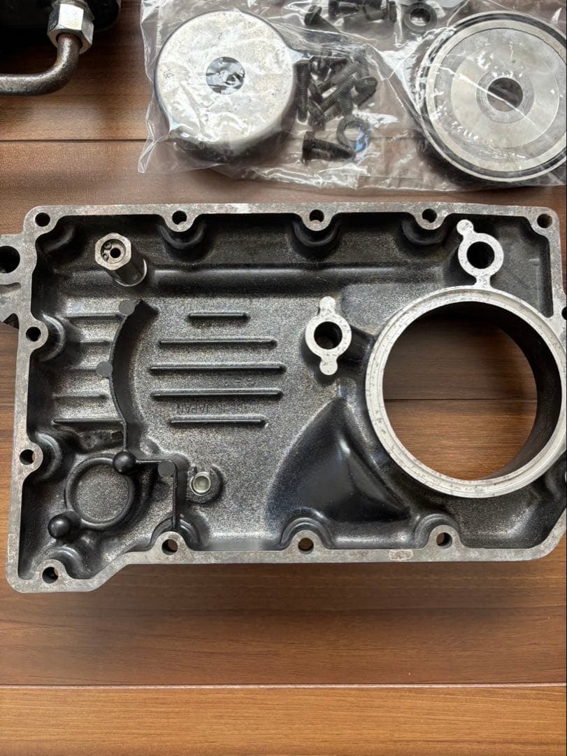 ゼファー400/550オイルクーラー　オイルパン 純正ネジ付き　Z400FX