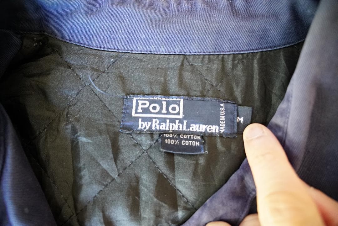 USA製 Polo by Ralph Lauren スイングトップ ネイビー