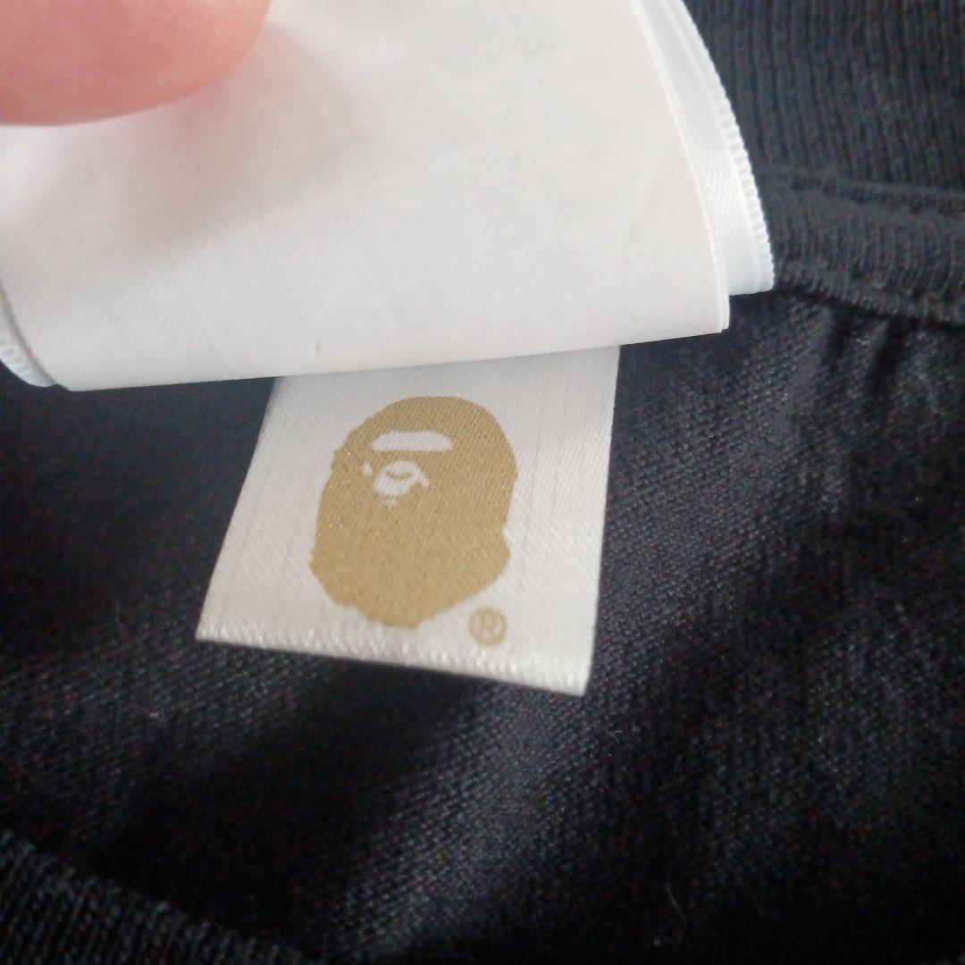 A BATHING APE シャークプリント Tシャツ M ブラック