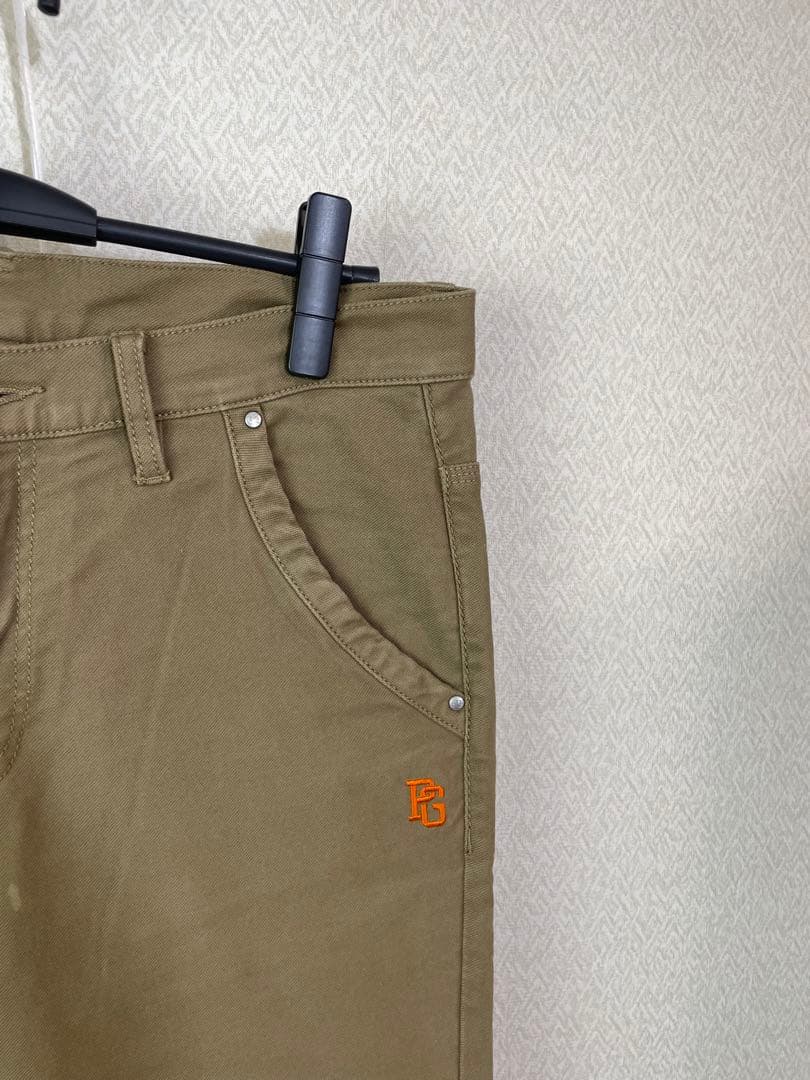 PEARLYGATESパーリーゲイツ　ストレッチパンツ ブラウンサイズ5