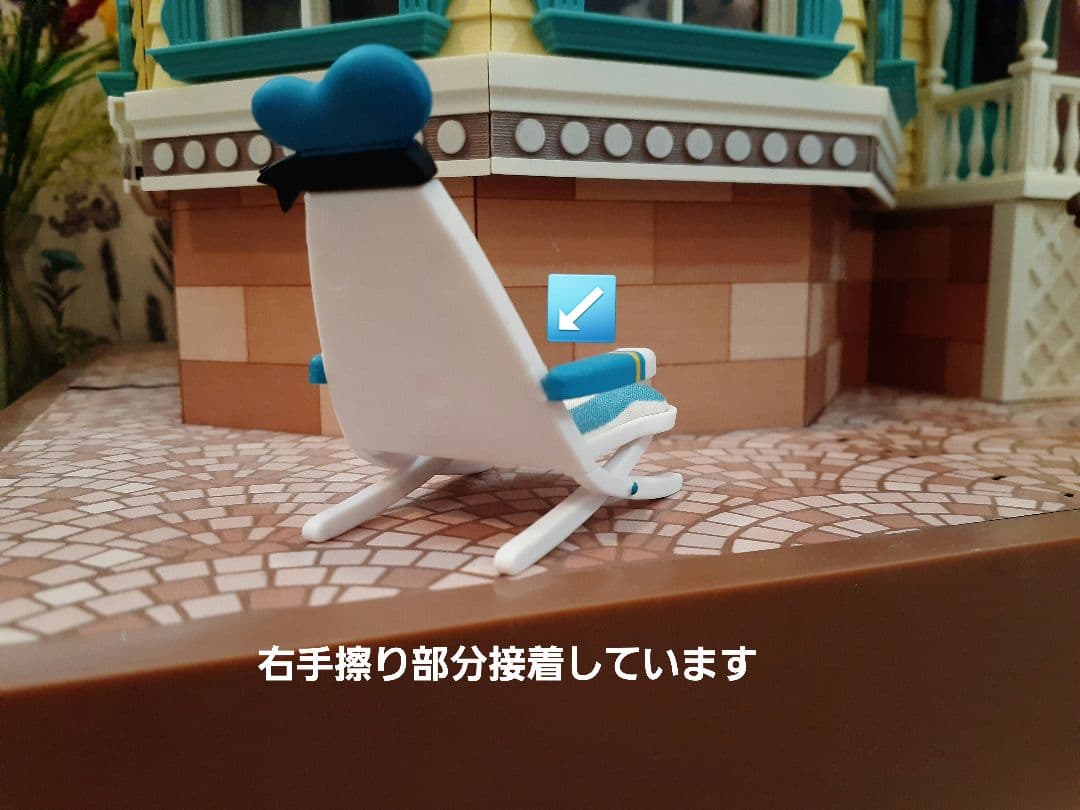 ディズニードールハウス ドナルド デイジー フィギュア 小物 1/20スケール